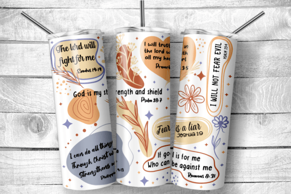 Christian Affirmation 20 Skinny Tumbler & Crafts