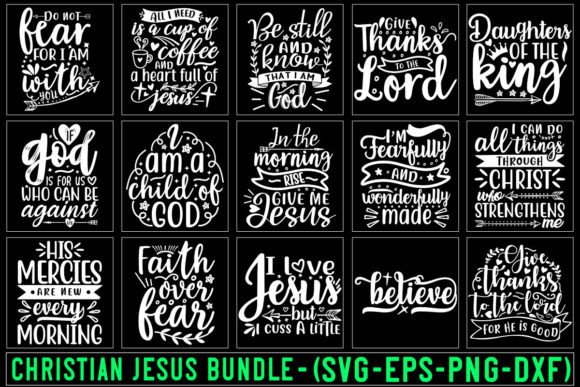 Christian Jesus Svg Bundle 01 and Illustrations