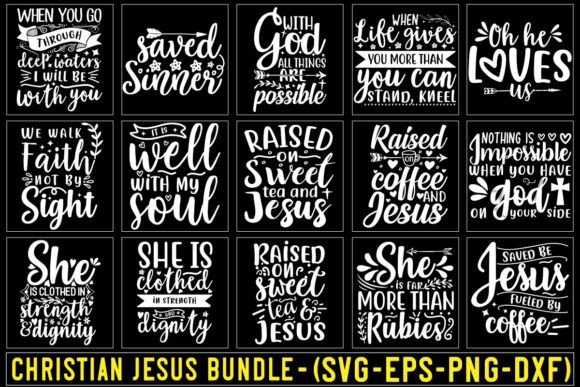 Christian Jesus Svg Bundle 02 and Illustrations