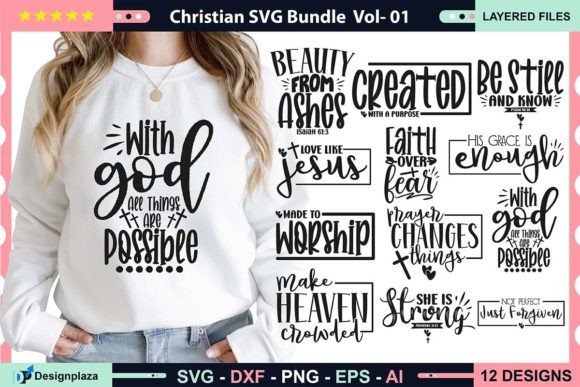 Christian SVG Bundle Vol-01