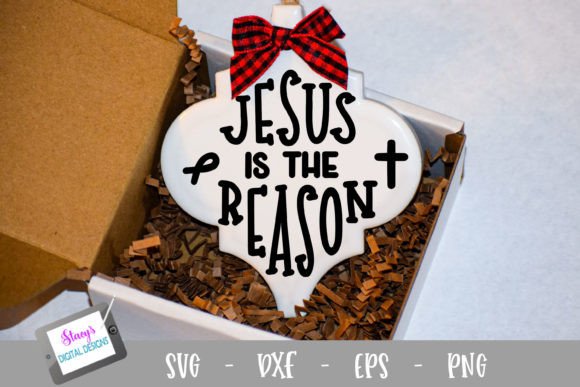 Christmas Ornament Jesus is the Reason: Crafts & Branding Review