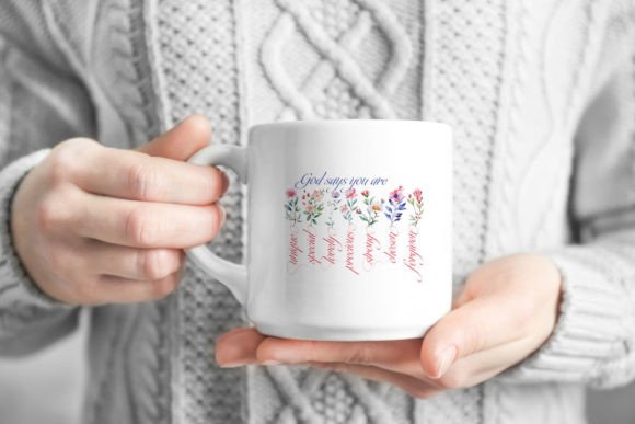 God Says You Are Unique Christian Floral Crafts