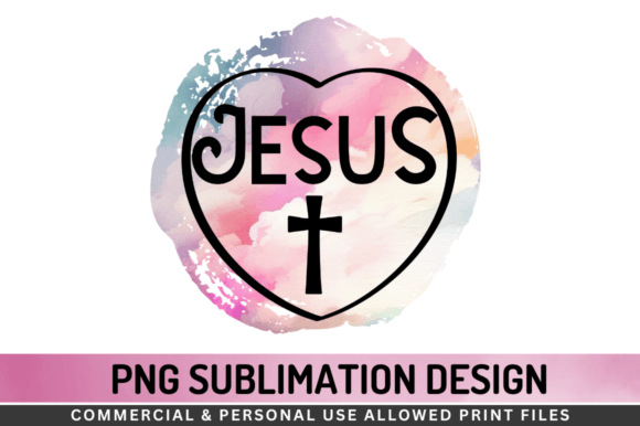 Jesus Png Sublimation Design: A Crafts Asset for Branding
