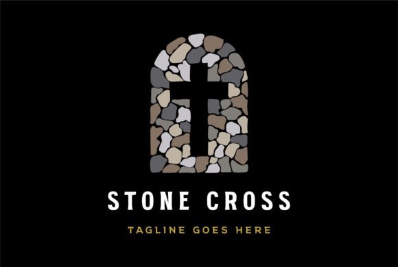 Old Jesus Christian Catholic Cross Rock Logos Review