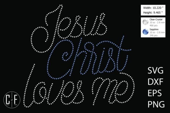 Rhinestone Jesus is Love
