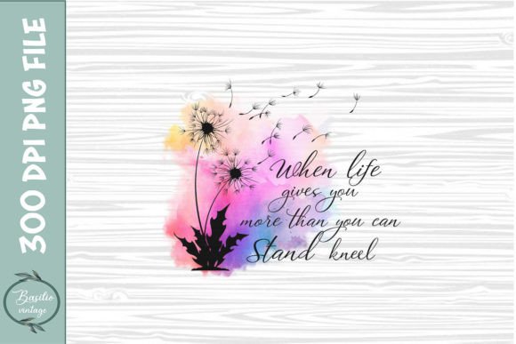 Stand Kneel Christian Floral in Crafts