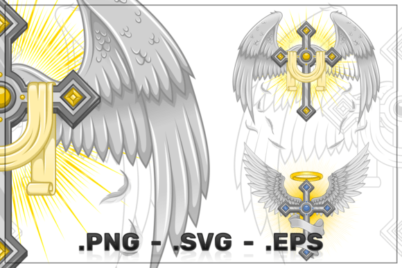 Winged Christian Cross: A Brand Designer's Review of This Faith-Based Illustration